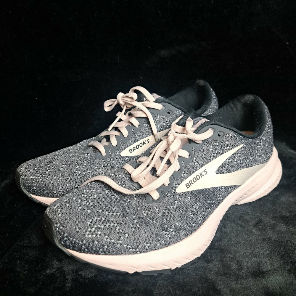 Brooks Launch 7 Running Athletic Shoes Gray/Pink Women's Sz 8.5 US (1203221B062) - Picture 4 of 11